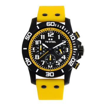 TW Steel Yellow & Black Carbon Men's Watch | CA3 | Time Watch Specialists